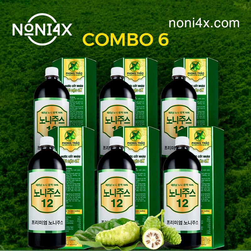 Nuoc cot nhau NONI4X noni4x noni4x.com combo 6